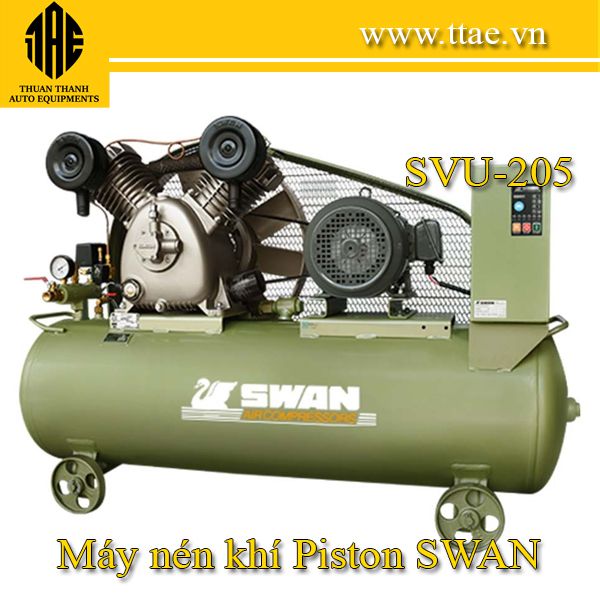 Máy nén khí thấp áp piston 5HP -3.7kw SWAN Đài Loan Chính Hãng