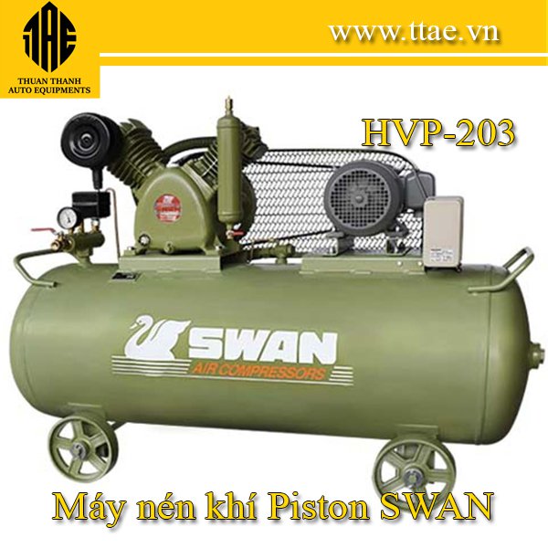 Máy nén khí cao áp 2 cấp piston 3HP Swan Đài Loan chính hãng
