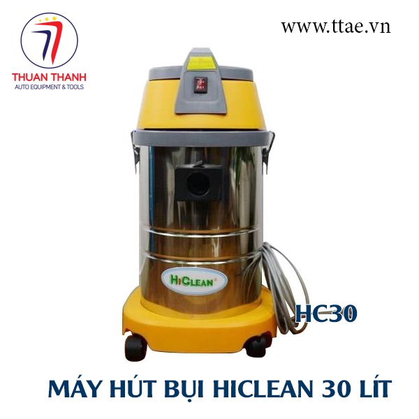 Máy hút bụi khô và ướt nội thất ô tô 30 lít Hiclean HC30