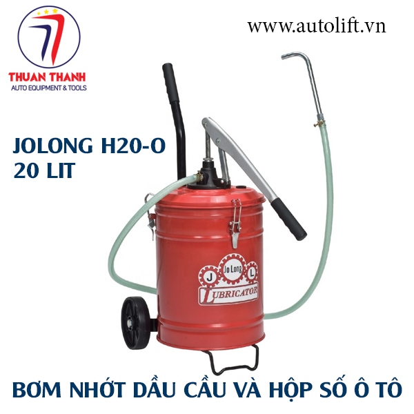 Thiết bị bơm nhớt cầu và nhớt dầu hộp số xe ô tô Jolong H20-O