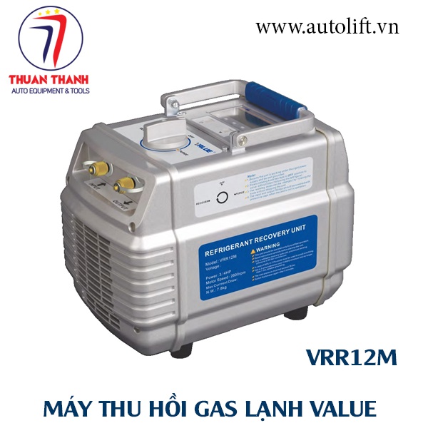 Máy hút thu hồi gas lạnh công nghiệp Value VRR12M