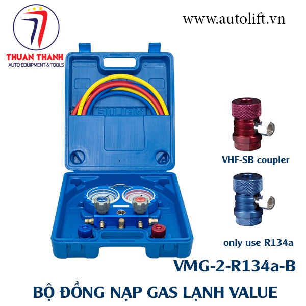 Đồng hồ nạp gas lạnh ô tô R134a VMG-2-R134a-02