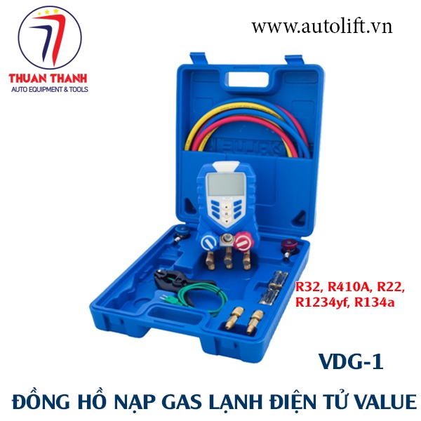 Đồng hồ nạp gas lạnh điện tử Value VDG-1