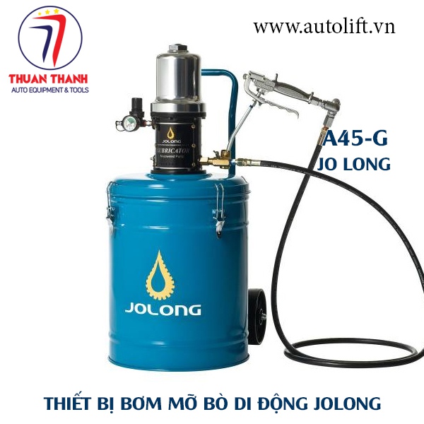 Thiết bị bơm mỡ bò công nghiệp dùng khí nén Jolong A45-G