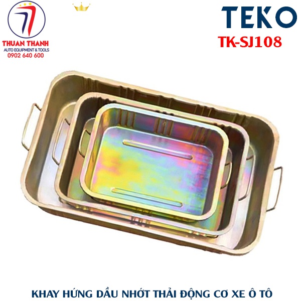 Bộ khay hứng dầu nhớt thải động cơ ô tô xe máy 3 món TEKO TK-SJ108