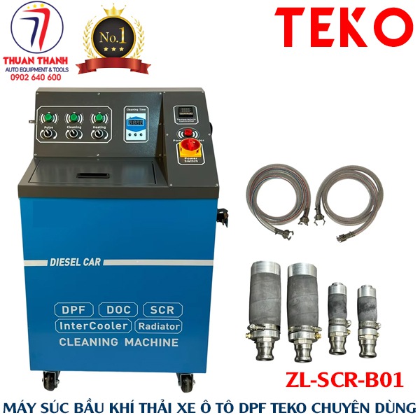 Máy súc rửa vệ sinh bầu lọc khí thải diesel DPF ZL-SCR-B01