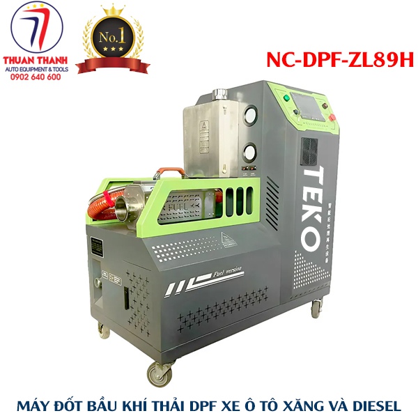Thiết bị đốt bầu bô SCR DPF chuyên dùng cho xe ô tô ở trong garage hiện đại TEKO NC-DPF-ZL89H