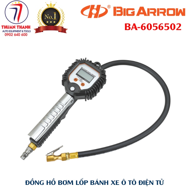 Đồng hồ bơm đo áp suất lốp xe ô tô điện tử Huafeng Big Arrow BA-6056502