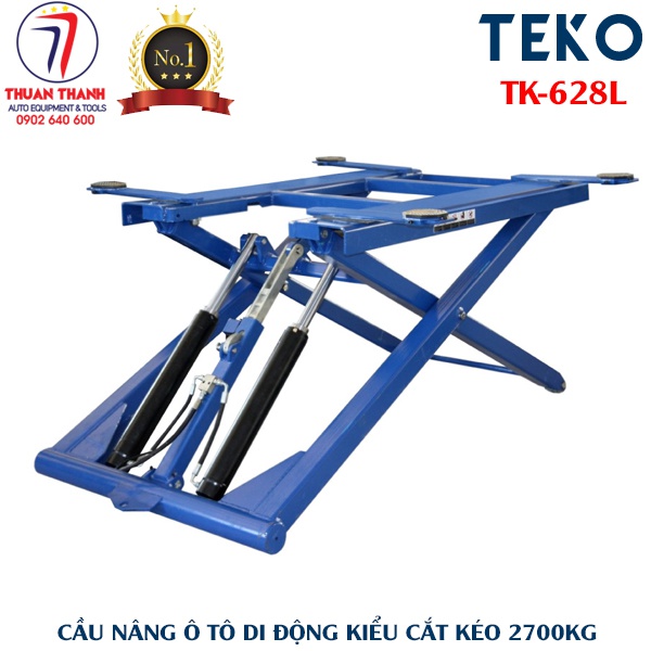 Cầu nâng ô tô di động sửa chữa rửa xe ô tô TEKO TK-628L 2.7 tấn