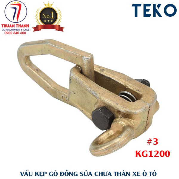 Vấu kẹp gò đồng sửa chữa ô tô TEKO KG1200 chuyên dùng trong garage