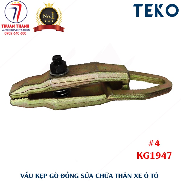 Vấu kẹp gò đồng sửa chữa ô tô TEKO KG1947 mẫu số 4 chuyên dùng cho sửa chữa thân xe tai nạn