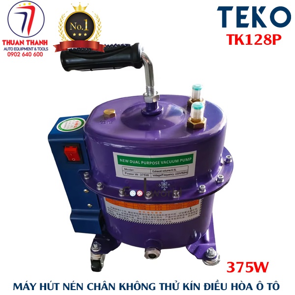 Máy Hút Và Nén Chân Không Điều Hòa Để Thử Kín Ô Tô TEKO 375W TK128P