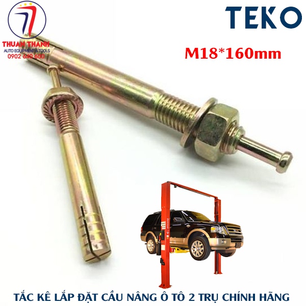 Tắc Kê Lắp Đặt Cầu Nâng ô tô 2 Trụ 18x160mm