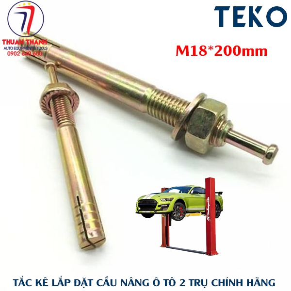 Bu lông nở, tắc kê nở cầu nâng 2 trụ size đặc biệt M18x200mm
