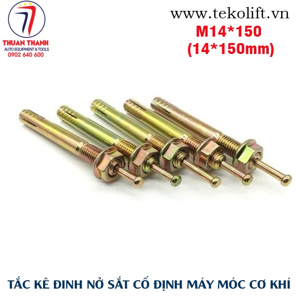 Tắc kê đinh nở sắt M14x150mm chuyên dùng lắp đặt máy móc công nghiệp