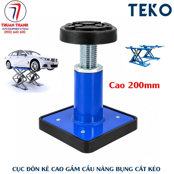 Cục đôn kê cao gầm cầu nâng cắt kéo nâng bụng cao 200mm cho xe bán tải