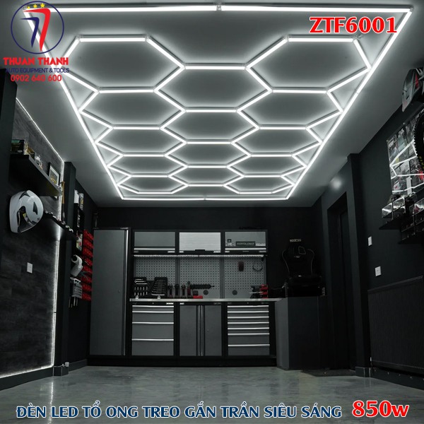 Đèn Led tổ ong sử dụng cho garage ô tô siêu sáng ZTF6001